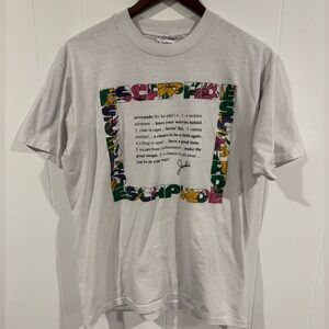 Vintage Escapades shirt Size Large Vtg single stitch Hanes 50-50 Definition Tee